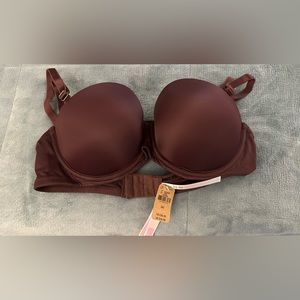 NWT - PINK Victoria’s Secret - brown bra size 36C